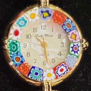 Antica Murrina Veneziana Italian Glass Quartz Watch